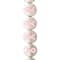 12 Pack: Pink Ribbon Metal Lentil Beads, 14mm by Bead Landing™